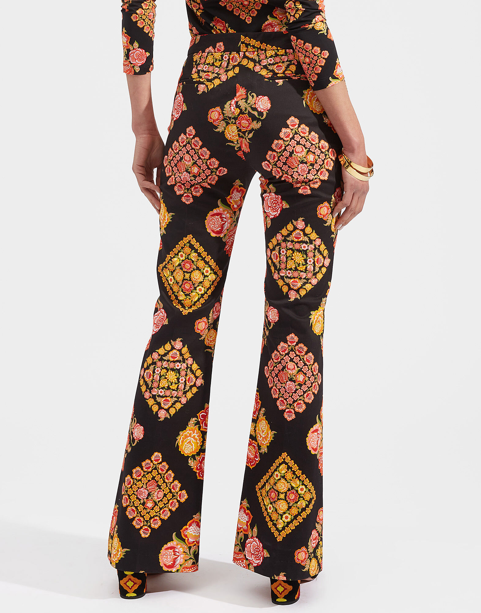 La DoubleJ Saturday Night Pants Cowgirl Nero TRO0030COT006COW0002