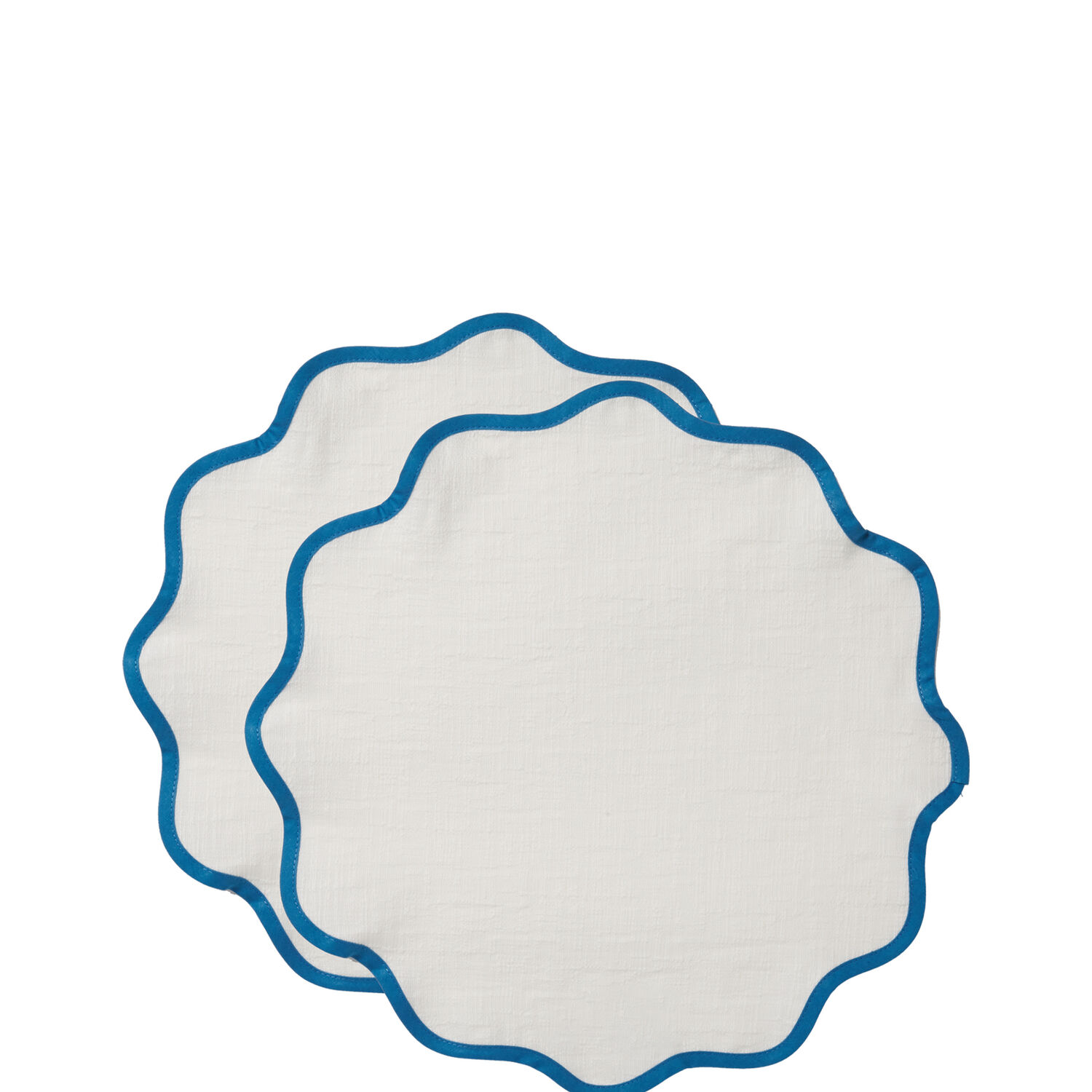 Ladoublej Cloud Tablemats Set Of 2 In Blue