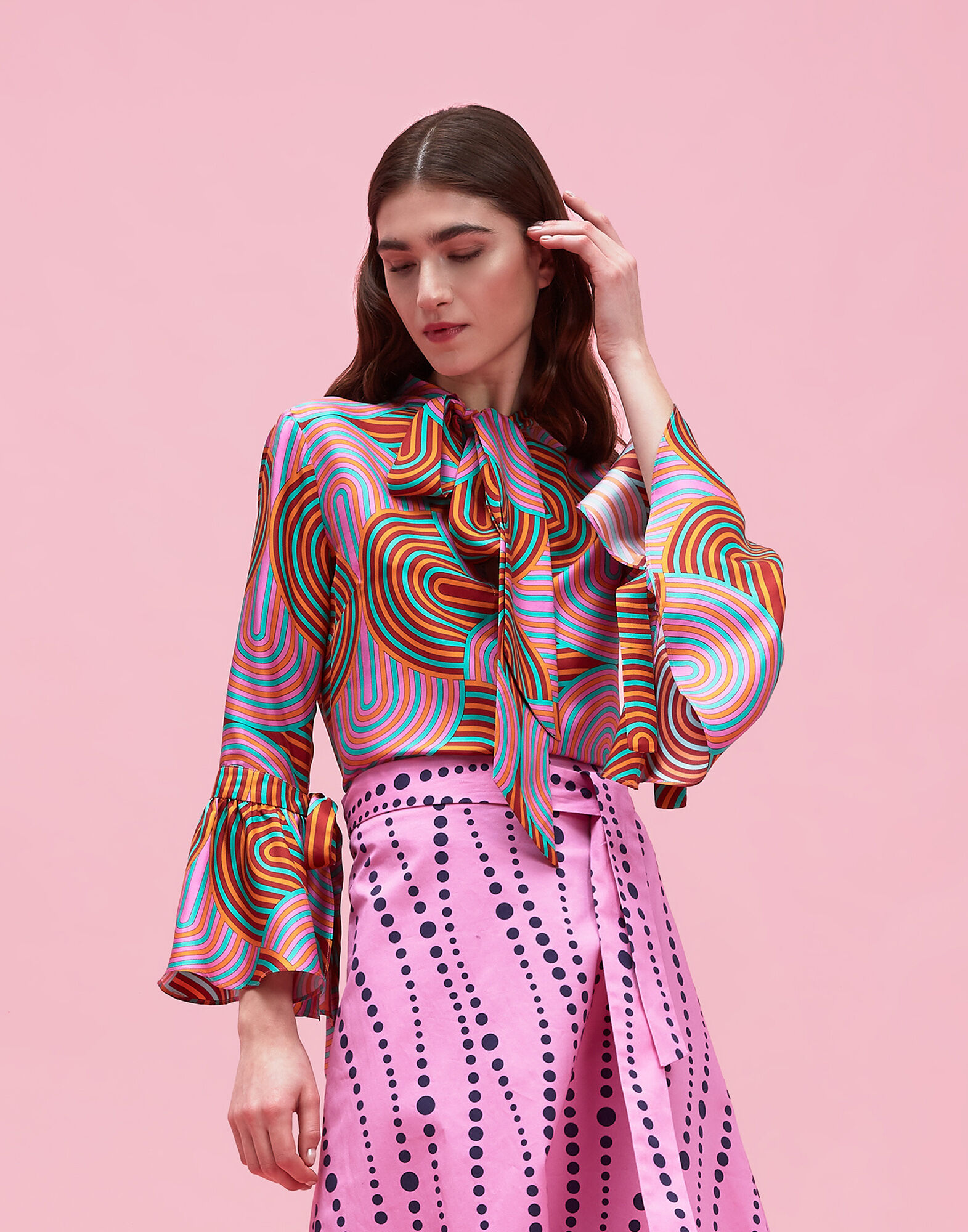 LaDoubleJ Happy Wrist Top Slinky Rosso SHI0011SIL001SLI0002