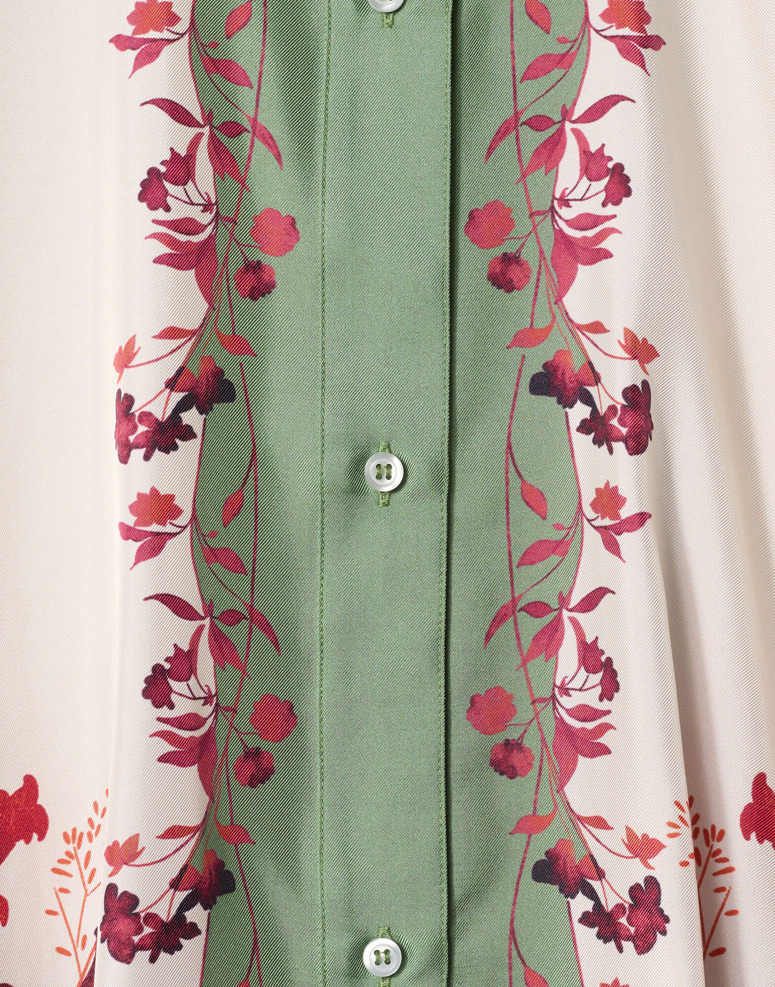 La DoubleJ Foulard Shirt Woodland Plac&eacute;e Camouflage SHI0059SIL006WOD01GR08