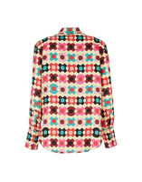 LaDoubleJ Portofino Shirt LaDoubleJ Portofino Shirt Groovy Dot Giallo SHI0046SIL001GRO0003