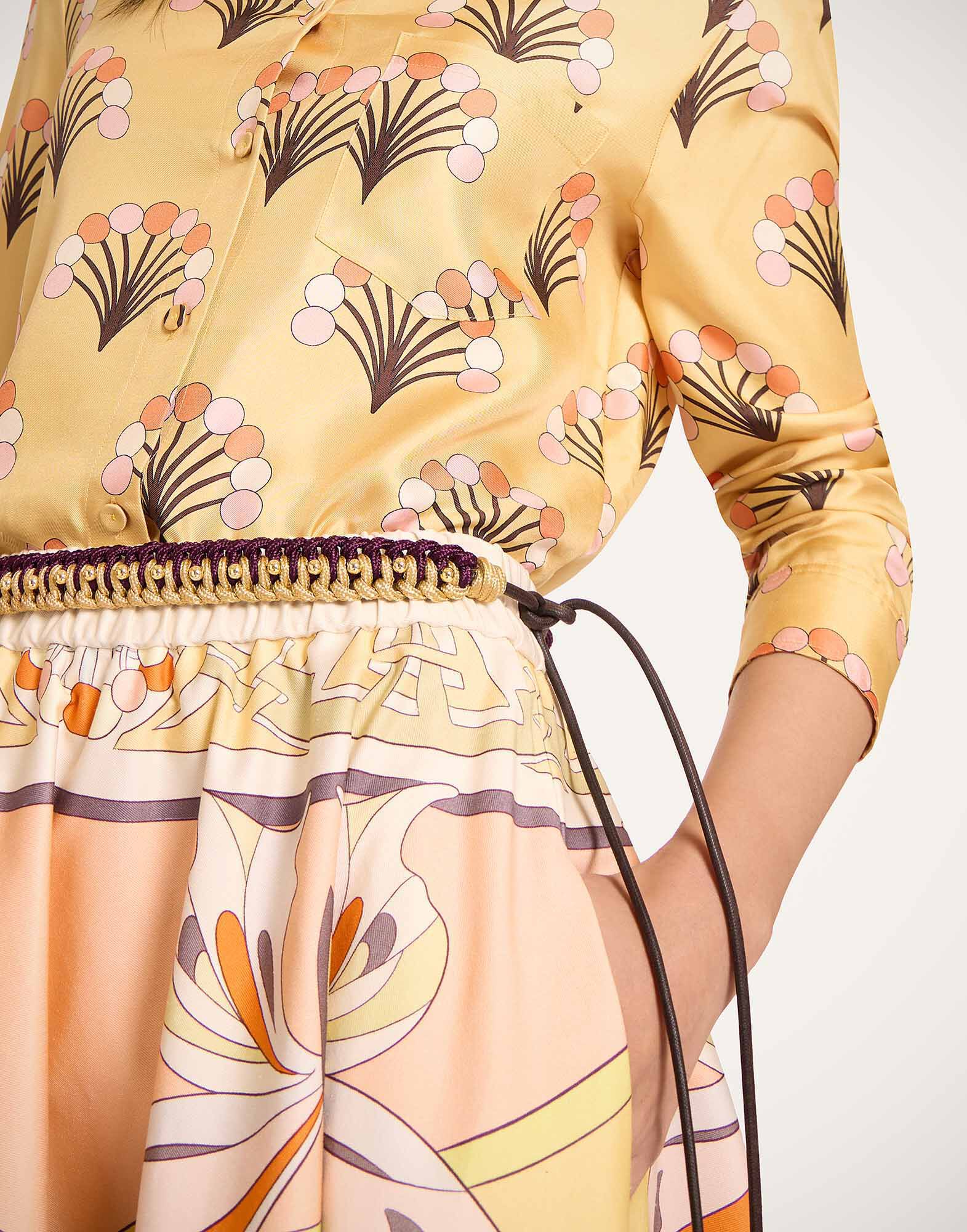 La DoubleJ Better Together Belt Bicolor Ivory & Purple BEL0011ROP001VA492PU01