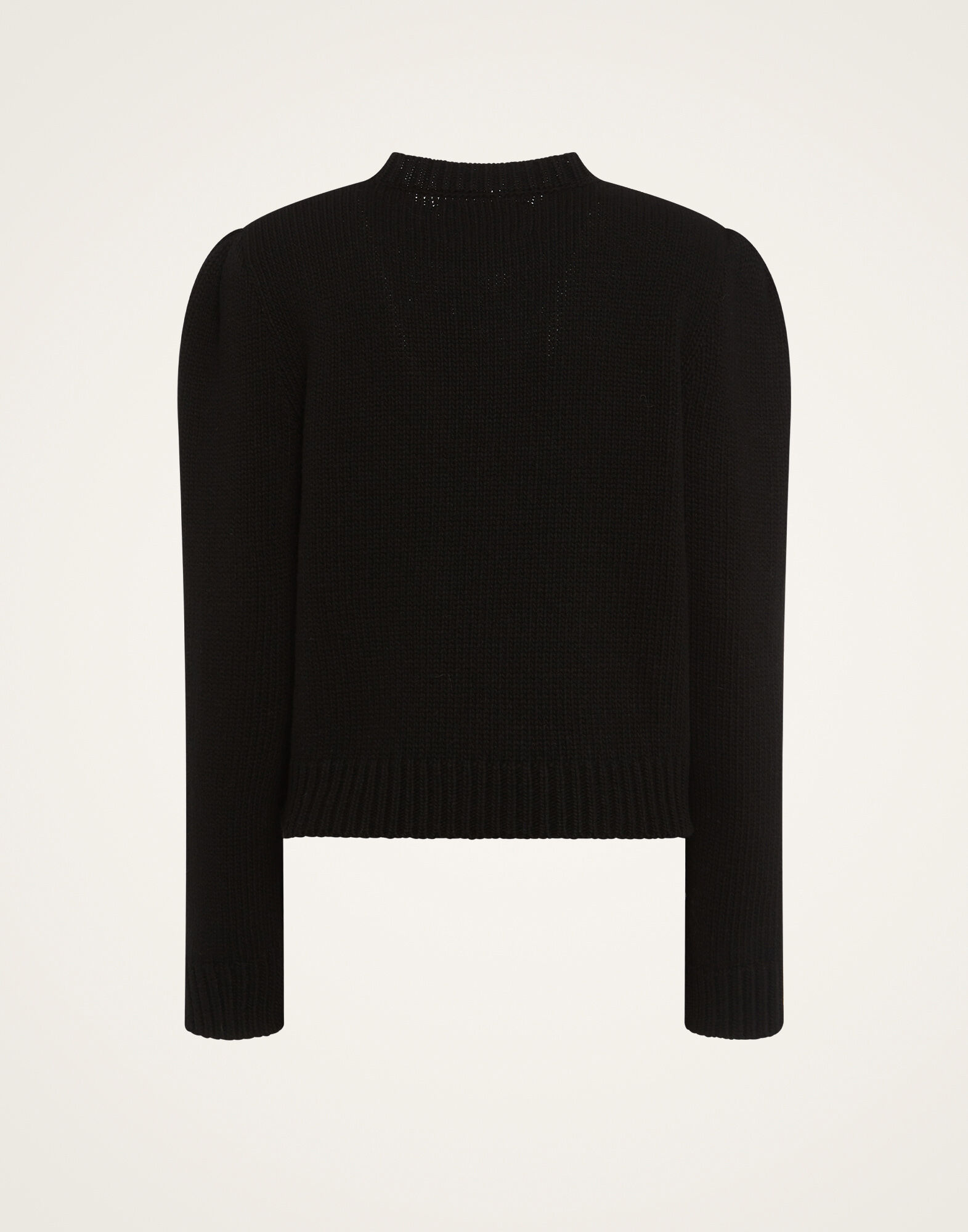 La DoubleJ Lampone Sweater Black PUL0179KNI093VA203BL01