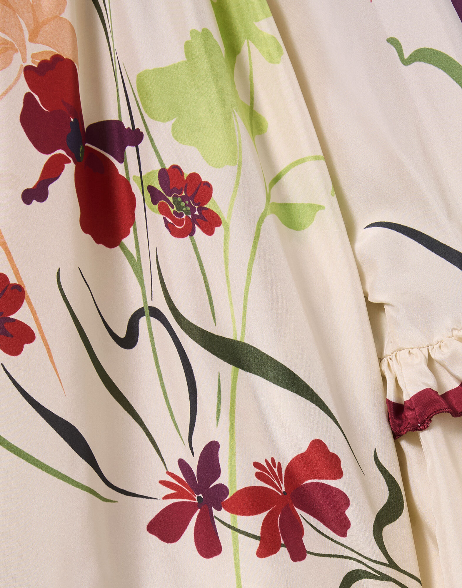 La DoubleJ Boho Blouse Corsage Plac&eacute;e Ivory TOP0132SIL009CRS01WH04