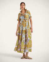 La DoubleJ Long And Sassy Dress La DoubleJ Long And Sassy Dress Tangle Light Blue DRE0017SIL001TAN01BU01