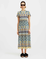 La DoubleJ Sporty Swing Dress La DoubleJ Sporty Swing Dress Casareale Small Placèe Cream DRE0247JER002REA02WH03