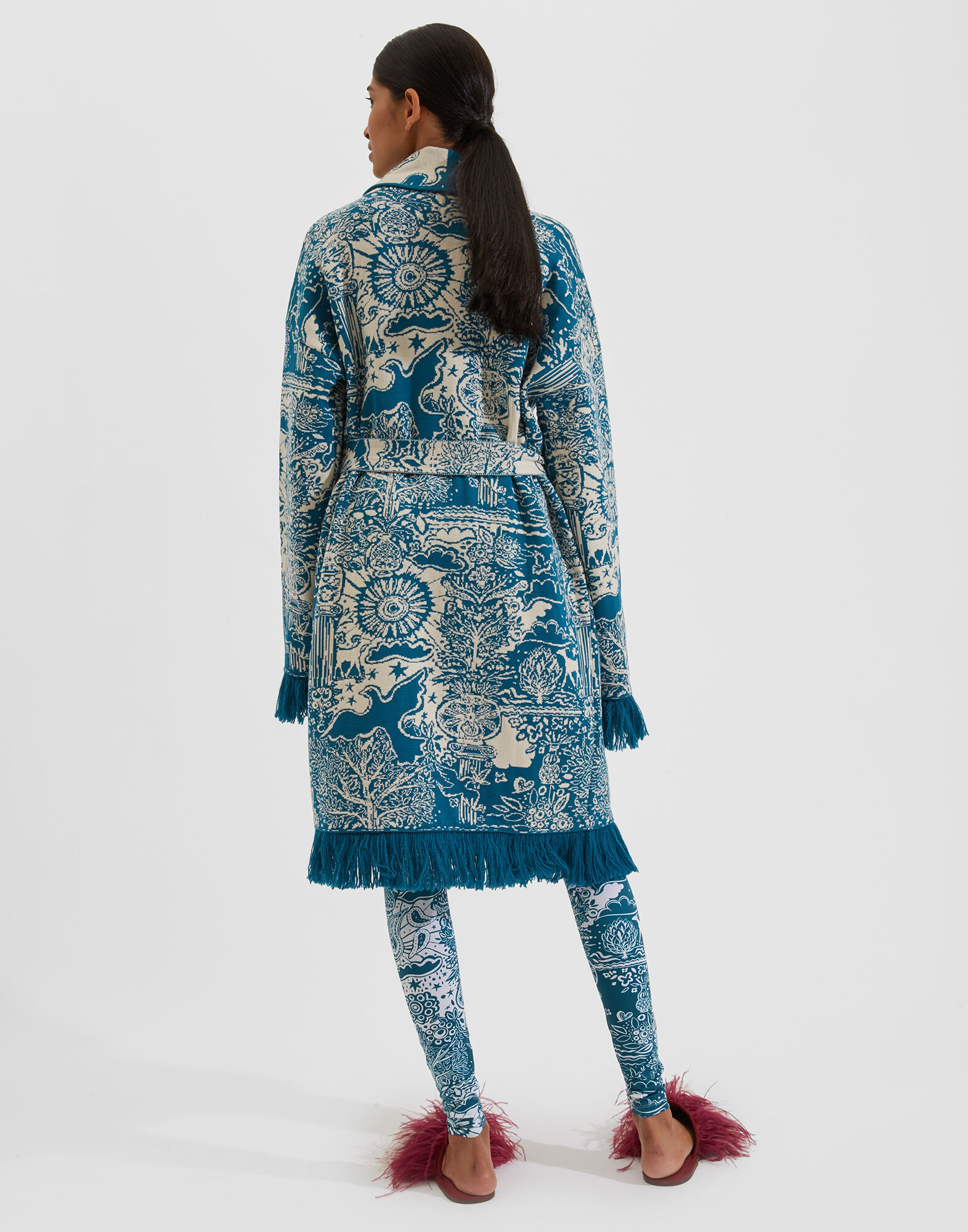 La DoubleJ Boudoir Jacket Ionic Petrolio JAC0037KNI042VAR0074