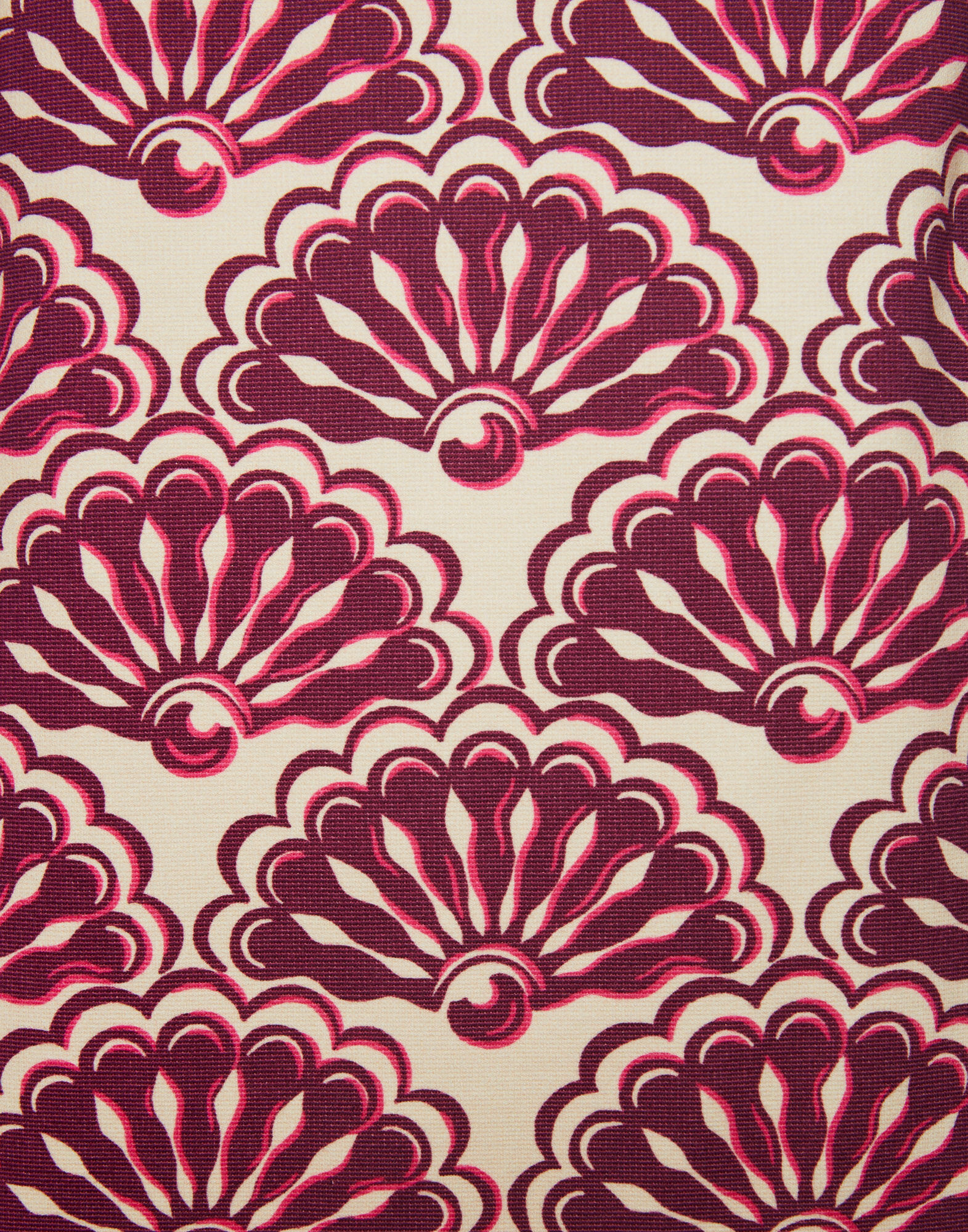 La DoubleJ Alba Fans-print maxi dress - Purple