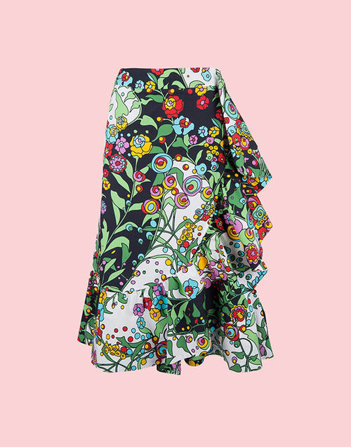 LaDoubleJ Jazzy Skirt Holly Hock SKI0021COT006HOL0001