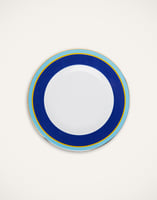 La DoubleJ Dinner Plates Set Of 2 La DoubleJ Dinner Plates Set Of 2 Rainbow Blue DIN0002CER001RAI04BU03