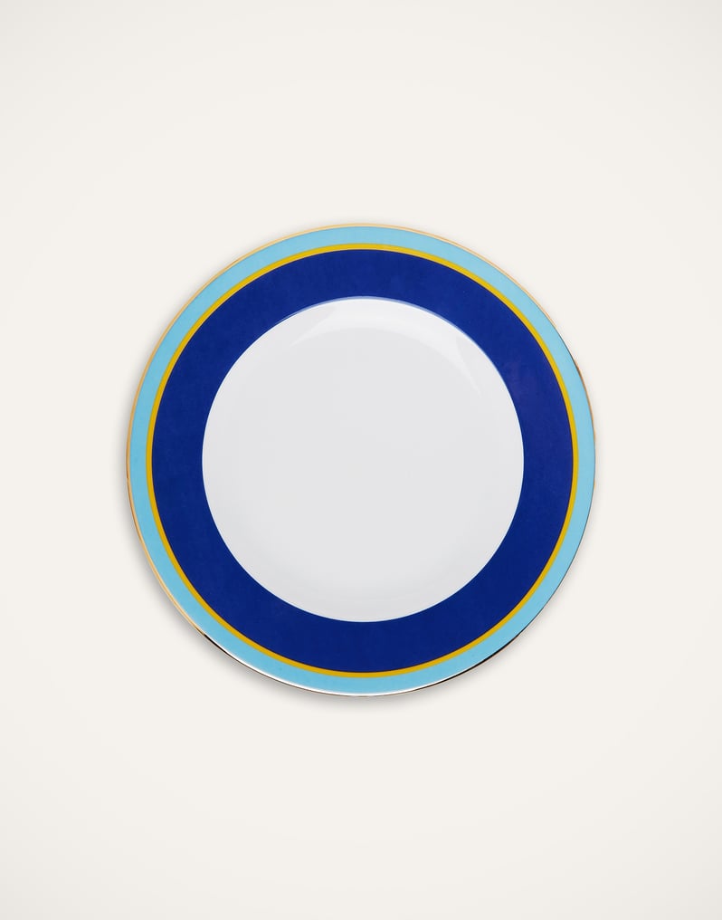 La DoubleJ Dinner Plates Set Of 2 La DoubleJ Dinner Plates Set Of 2 Rainbow Blue DIN0002CER001RAI04BU03