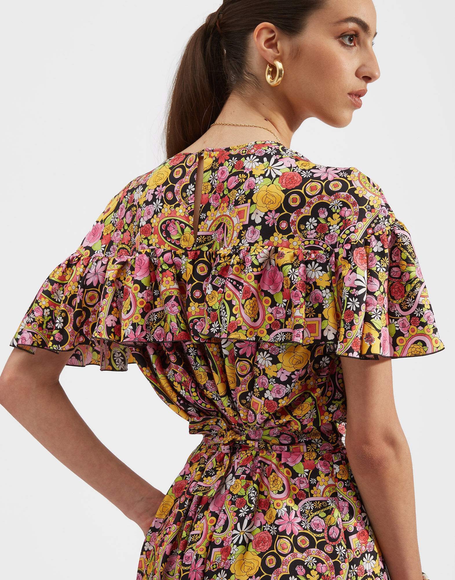 La DoubleJ 3-Way Dress Tripping Nero DRE0385SIL001TRG0002