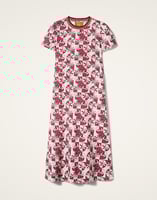 La DoubleJ Sporty Swing Dress La DoubleJ Sporty Swing Dress Eclipse Burgundy DRE0247JER002ECL01RE02