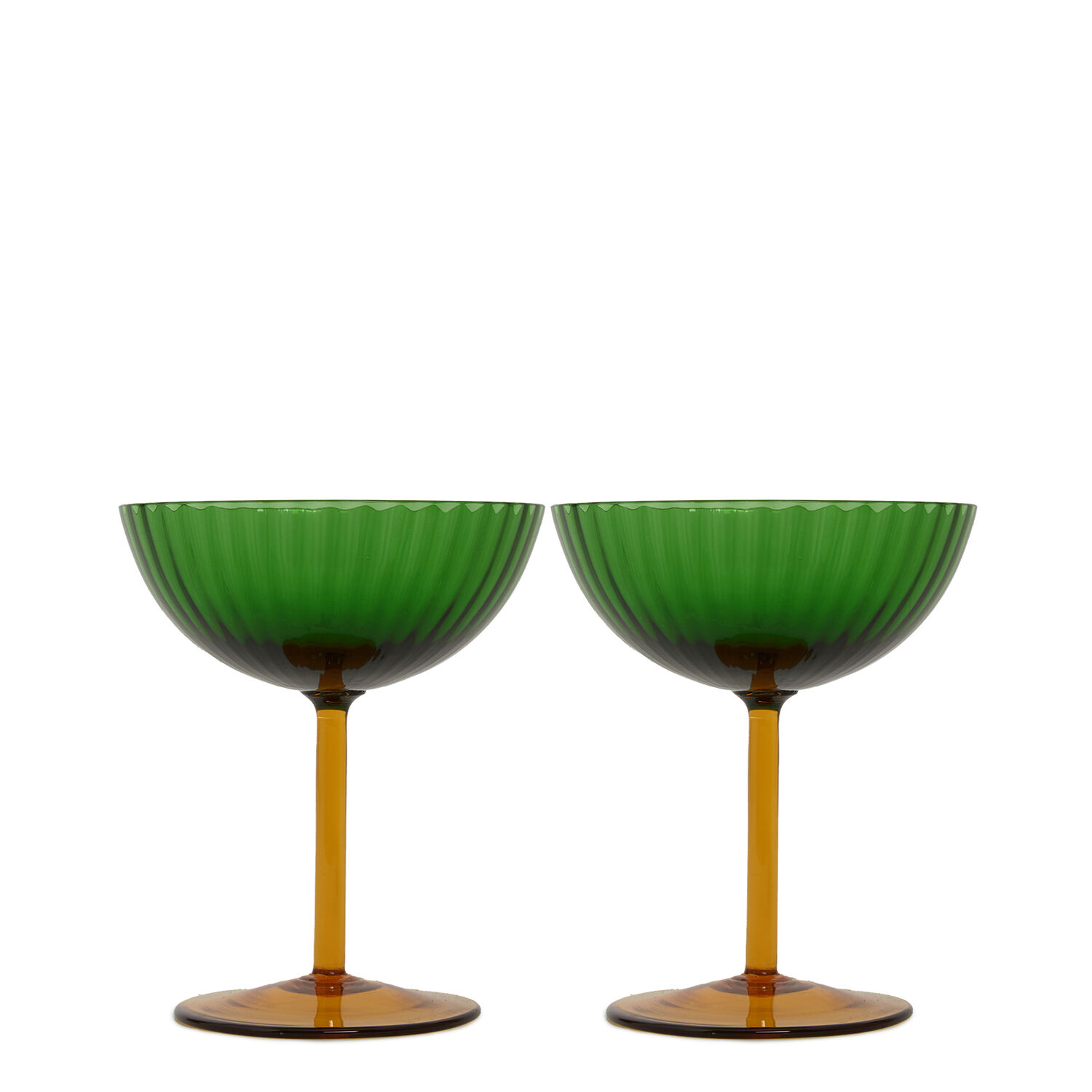 LA DOUBLEJ CHAMPAGNE COUPE SET OF 2