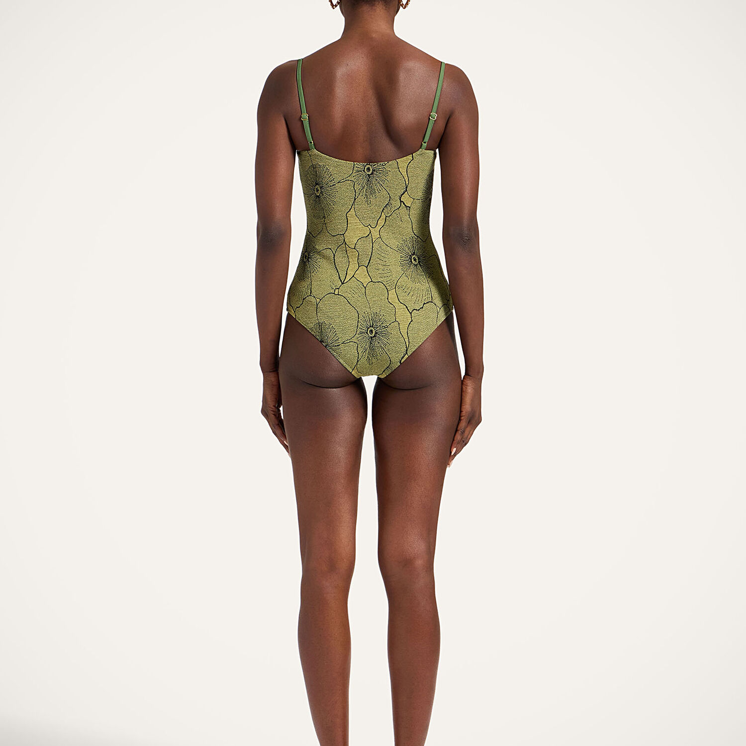 La Doublej Floral-print Swimsuit