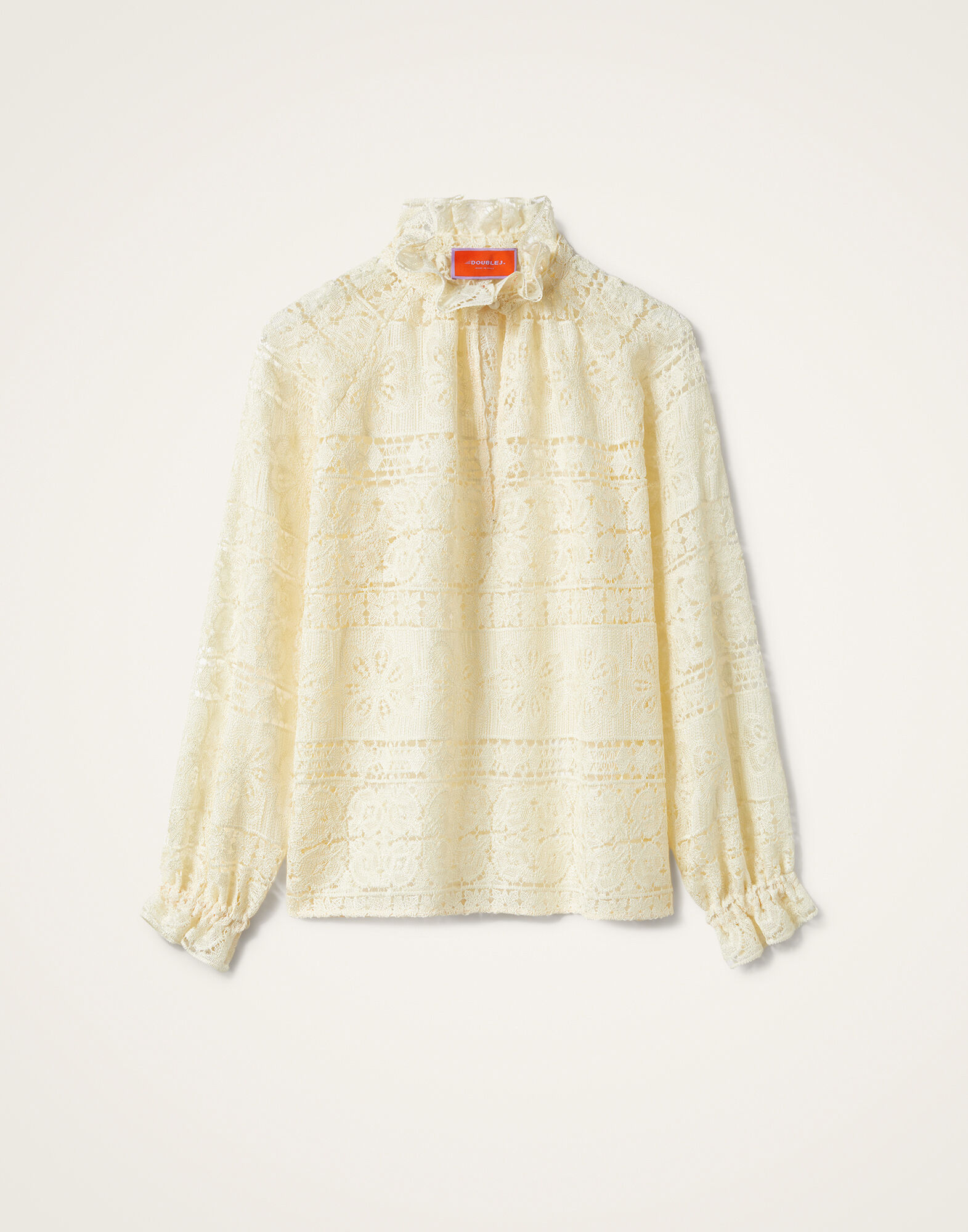 La DoubleJ Lacey Cerere Blouse Caper Light Yellow SHI0142EMB104CEP03YE01