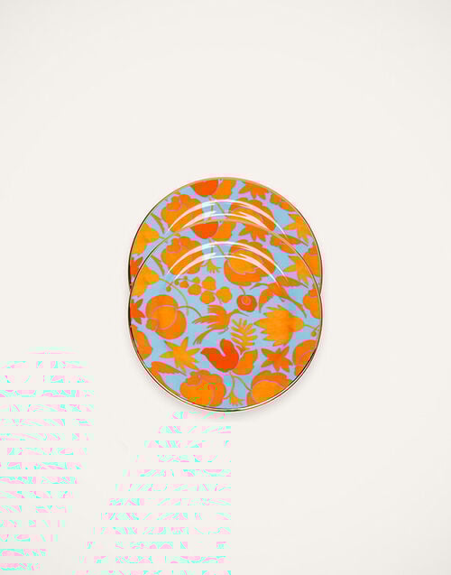 La DoubleJ Dessert Plate Set of 2 La DoubleJ Dessert Plate Set of 2 Wildbird Azzurro/Arancio DIS0023CER001CER0011
