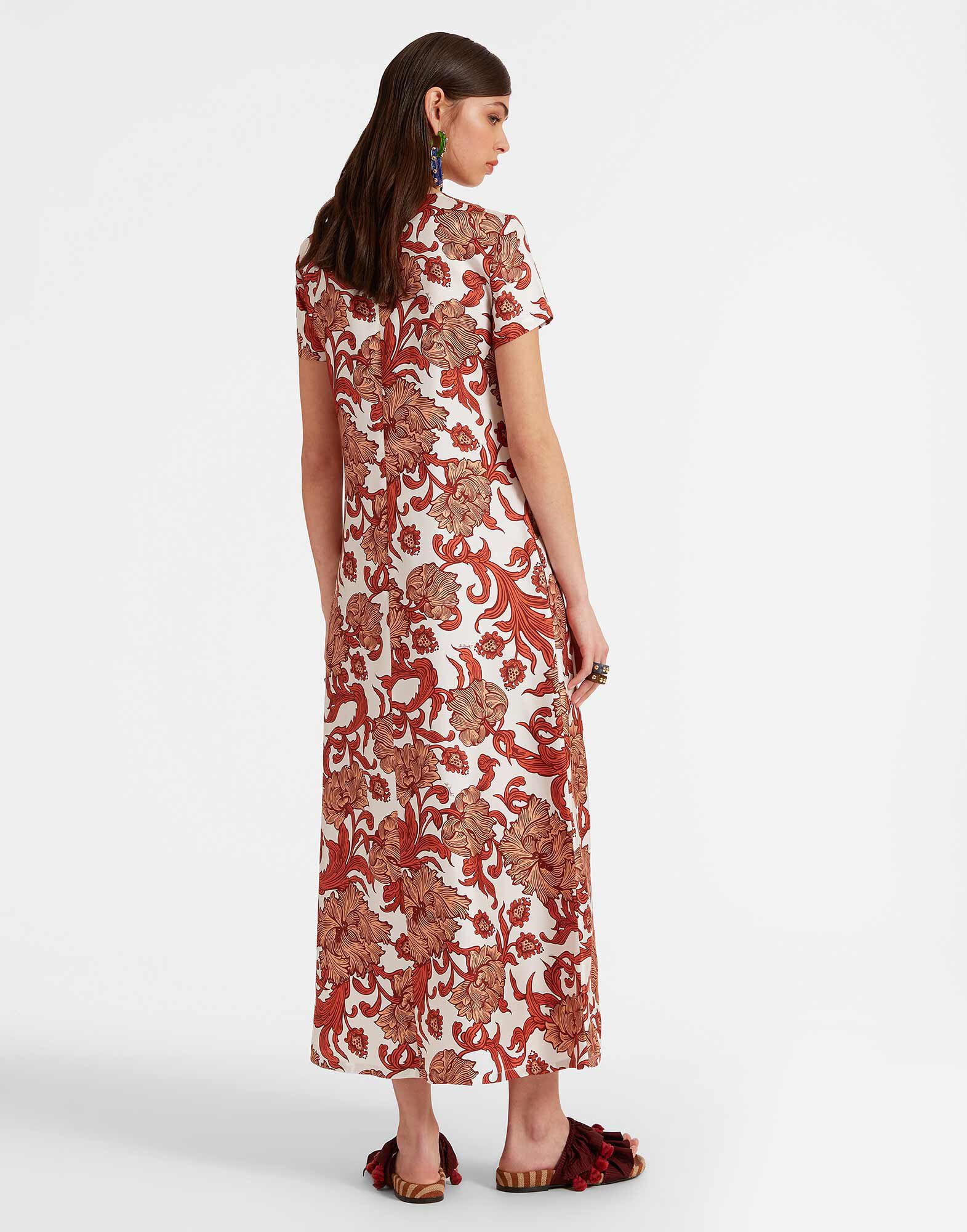 La DoubleJ Swing Dress Reef White DRE0001SIL001REE01WH01