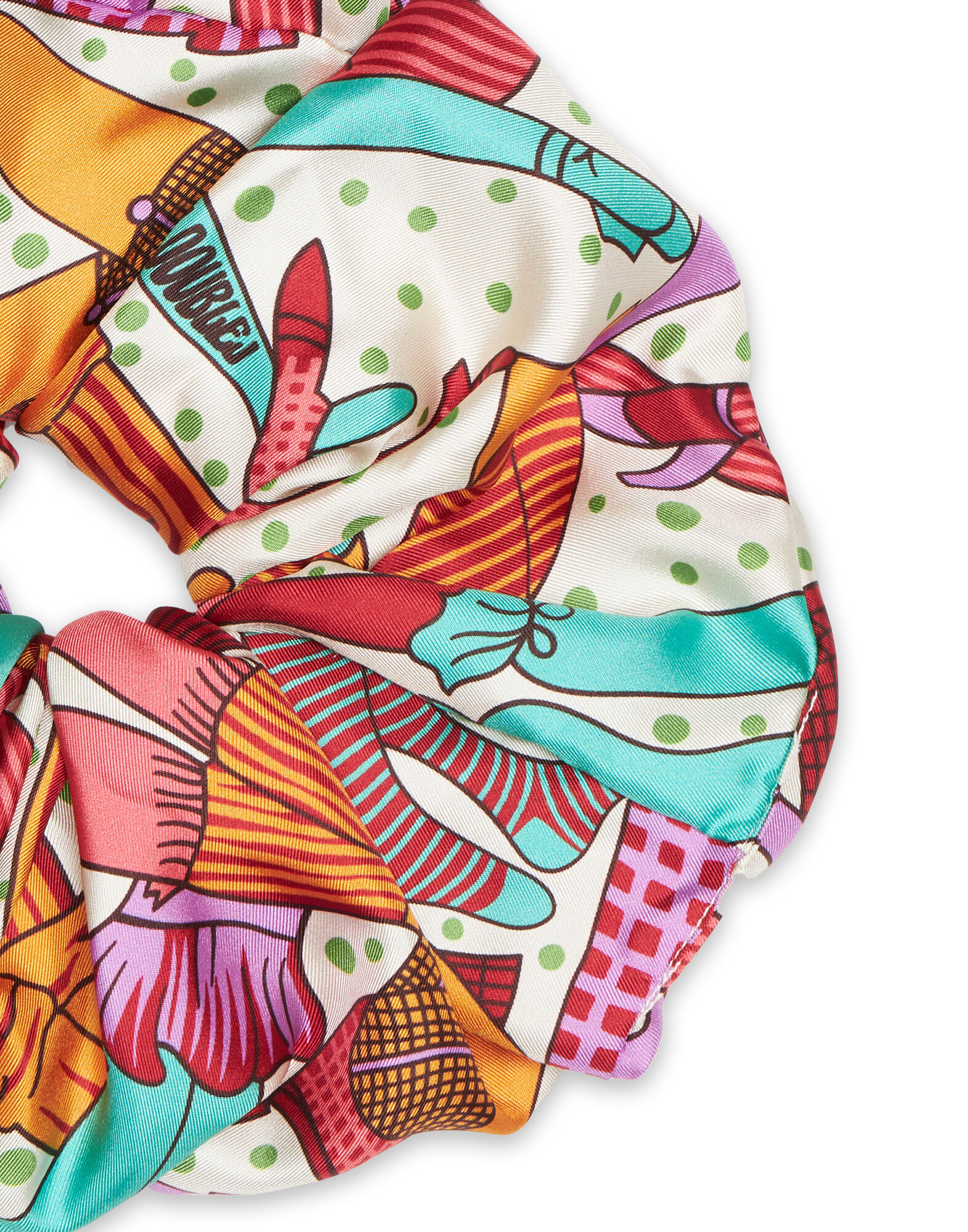 La DoubleJ Giga Scrunchie Smartypants SCR0003SIL001SMA01BU08