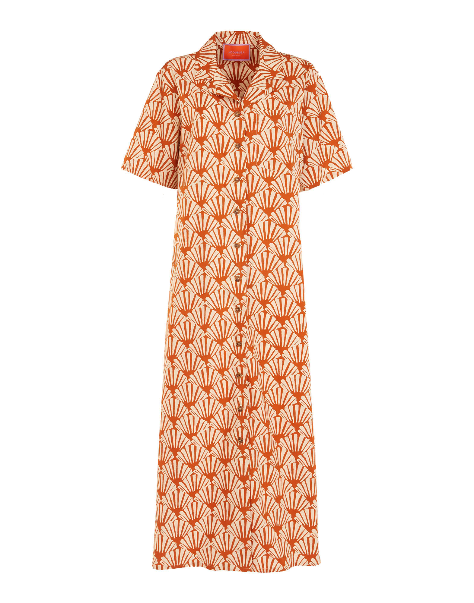 La DoubleJ Bowling Dress Ventaglio DRE0340COT001VEN0001