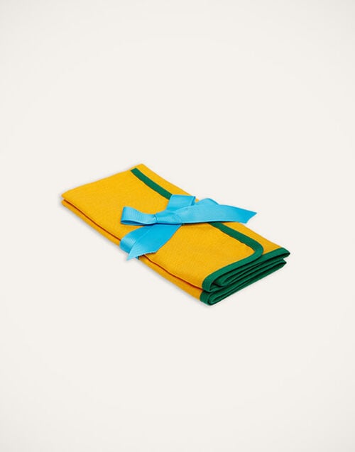 La DoubleJ Large Napkins Set Of 2 La DoubleJ Large Napkins Set Of 2 Rainbow Zafferano NAP0010LIN006RAI0021