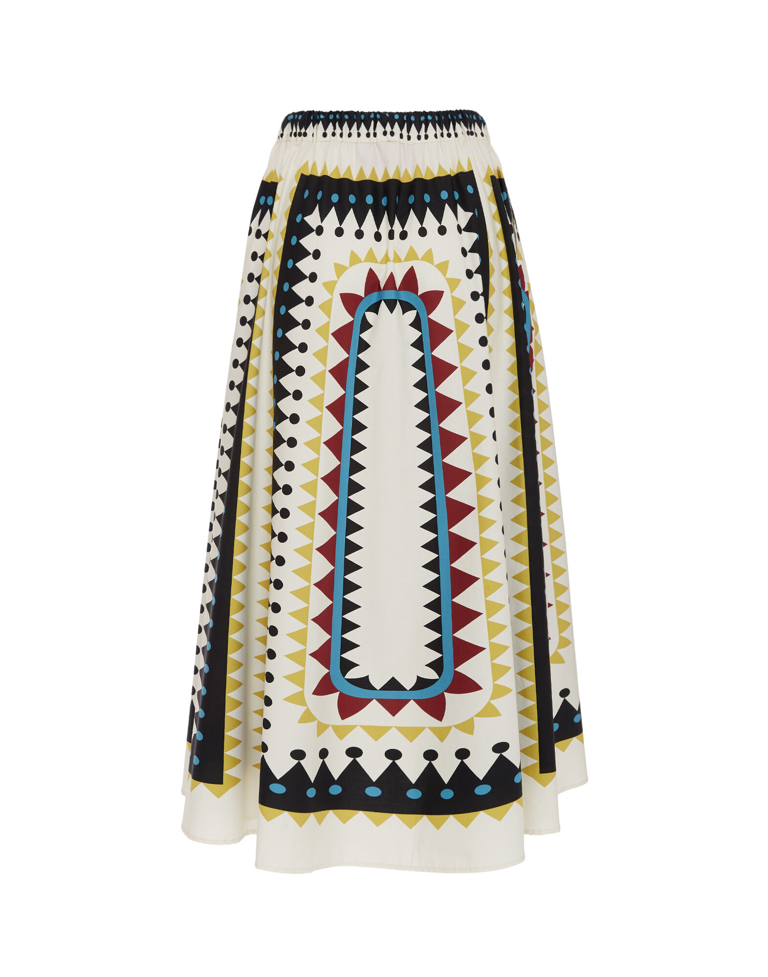 Drawstring Skirt in Doric Placée Cream for Women | La DoubleJ