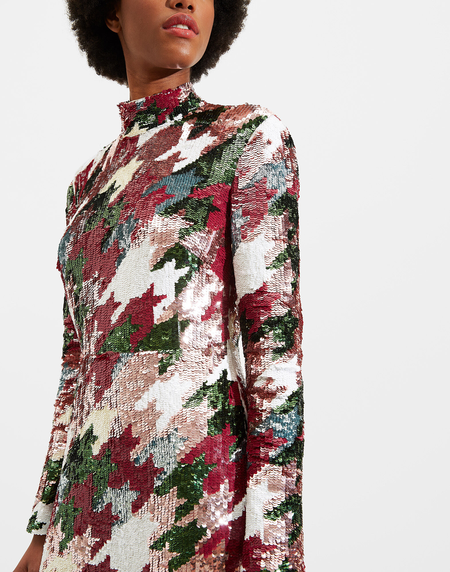 LaDoubleJ Gala Dress Pied De Poule DRE0133SEQ002PIE0001