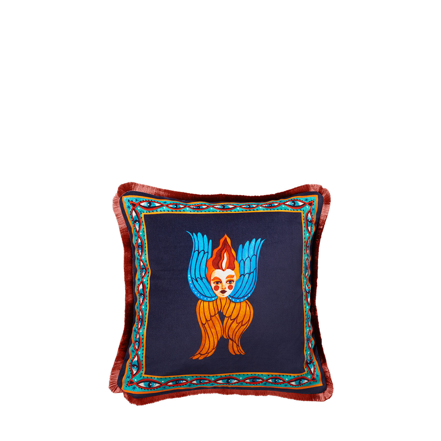 La Doublej Velvet Cushion (45x45) In Angel