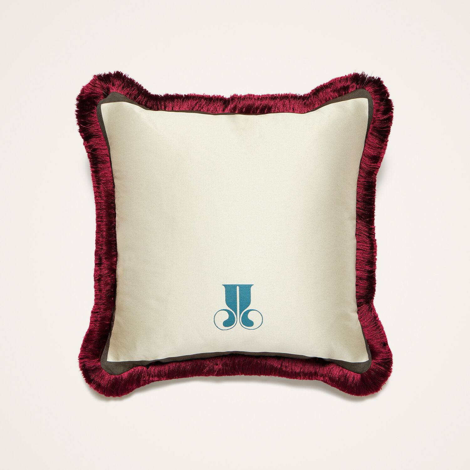  La Doublej Cushions & Poufs Gend - Cushion Palazzo Blue Petrol One Size 59% Polyester 32% Recycled Polyester 9% Acrilic 