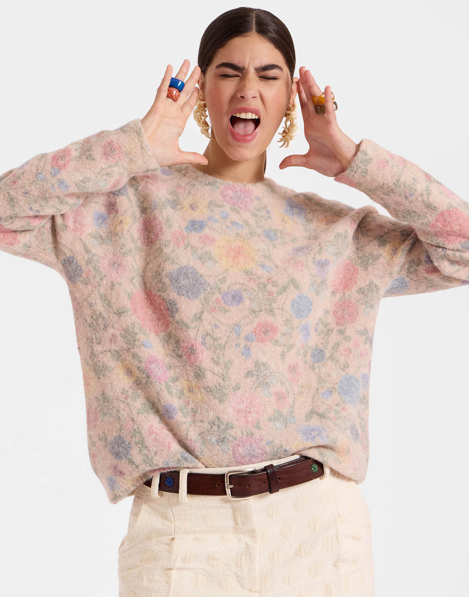 La DoubleJ All-In Sweater Ivory PUL0213KNI124VA280WH04