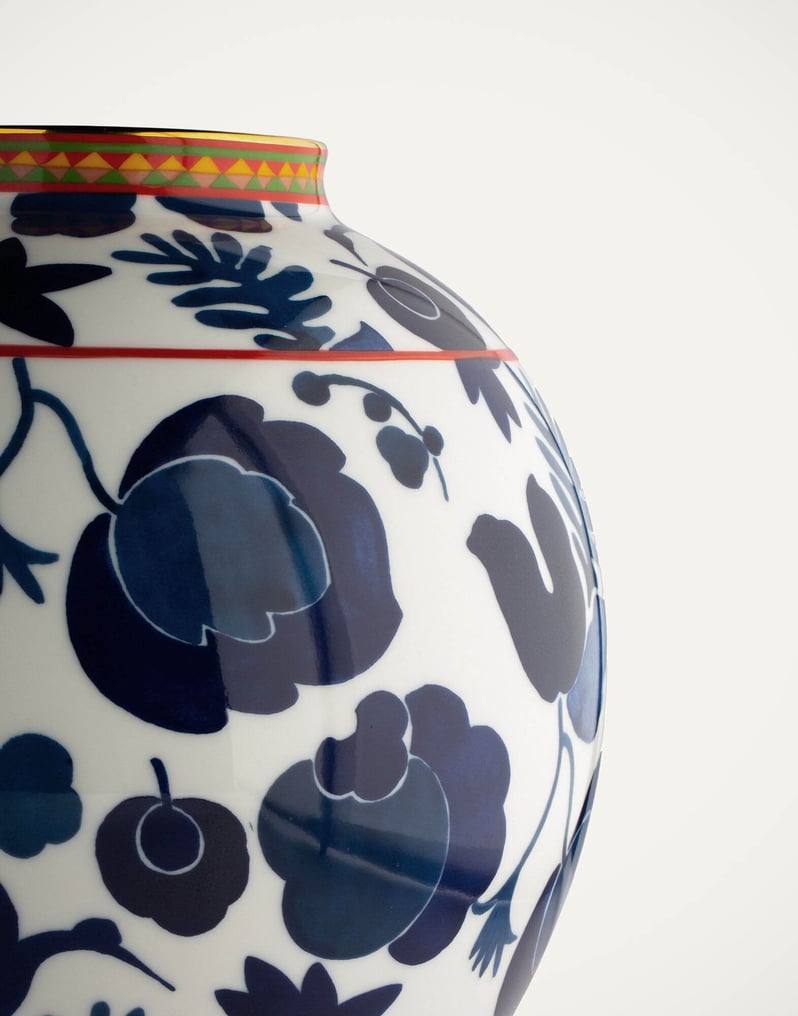 La DoubleJ Bubble Vase La DoubleJ Bubble Vase Wildbird Blu VAS0003CER001CER0001
