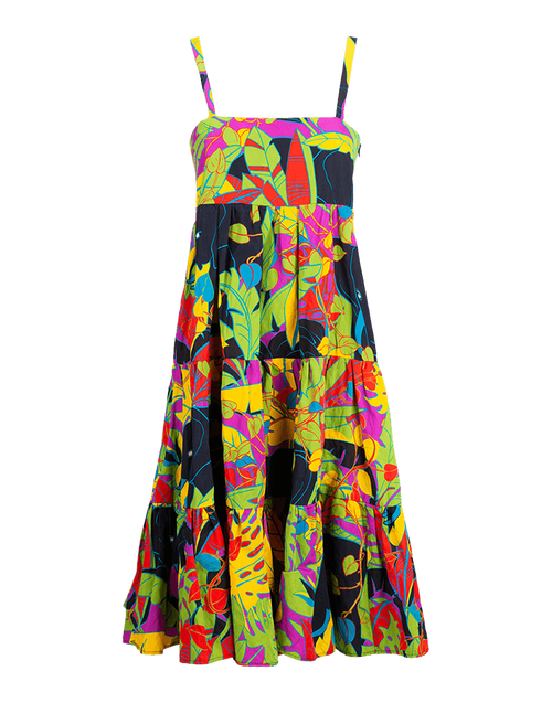 LaDoubleJ Short Bouncy Dress Elefante DRE0057COT004ELE0001