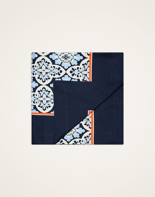 La DoubleJ Large Tablecloth Palazzo Blue TBC0018COT073PAL01BU03