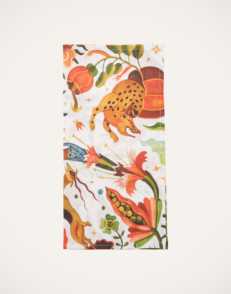 La DoubleJ Large Napkins Set Of 2 La DoubleJ Large Napkins Set Of 2 Jungle Book NAP0006LIN001HLE0023