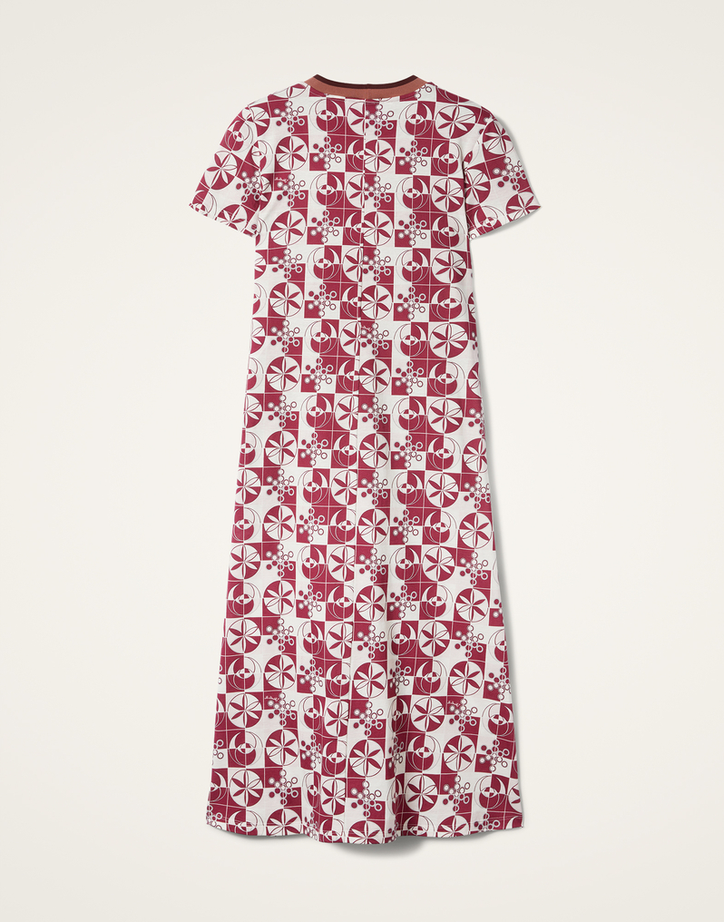 La DoubleJ Sporty Swing Dress La DoubleJ Sporty Swing Dress Eclipse Burgundy DRE0247JER002ECL01RE02