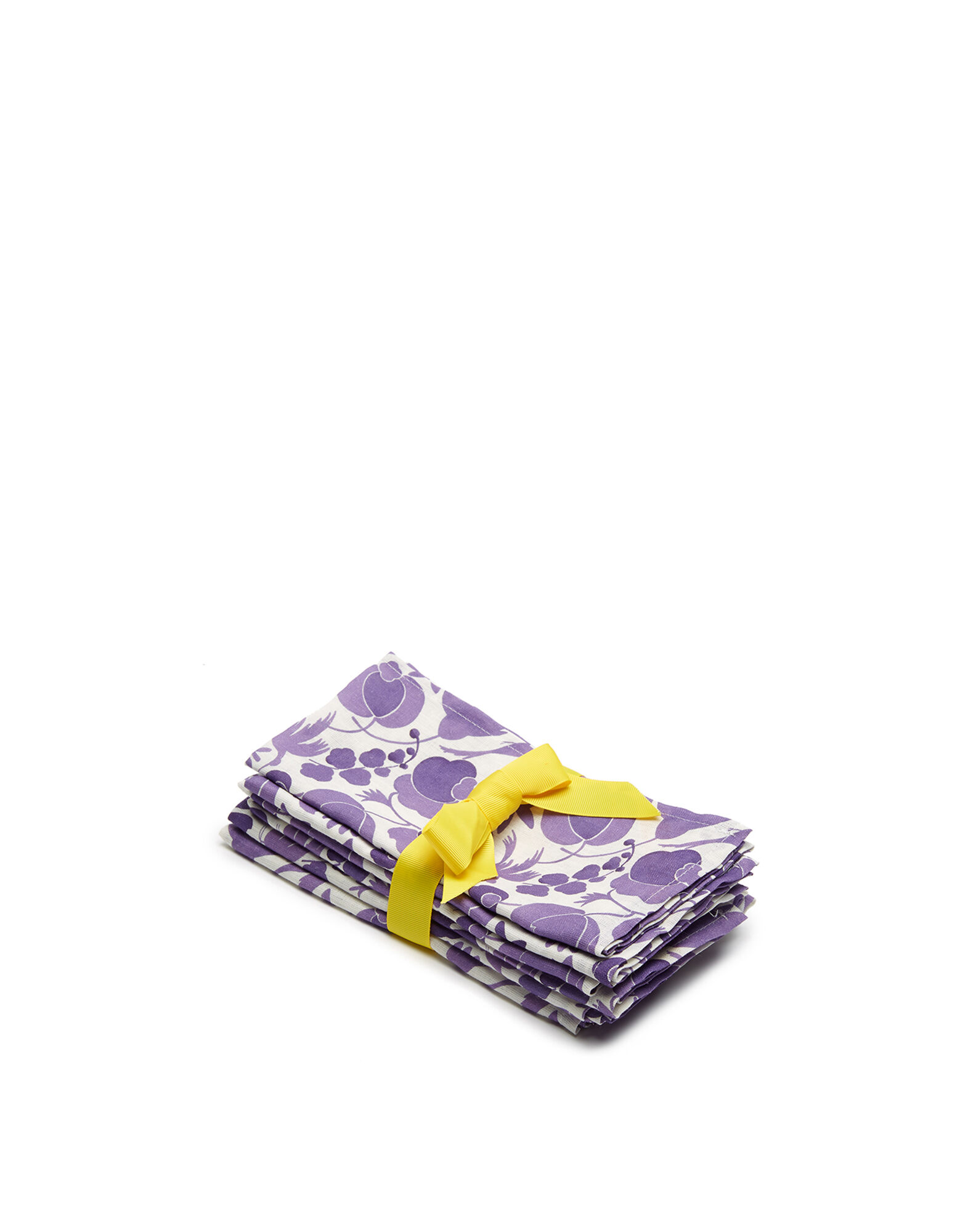 La DoubleJ Large Napkins Set Of 6 Wildbird Viola Small NAP0002LIN001CER0020