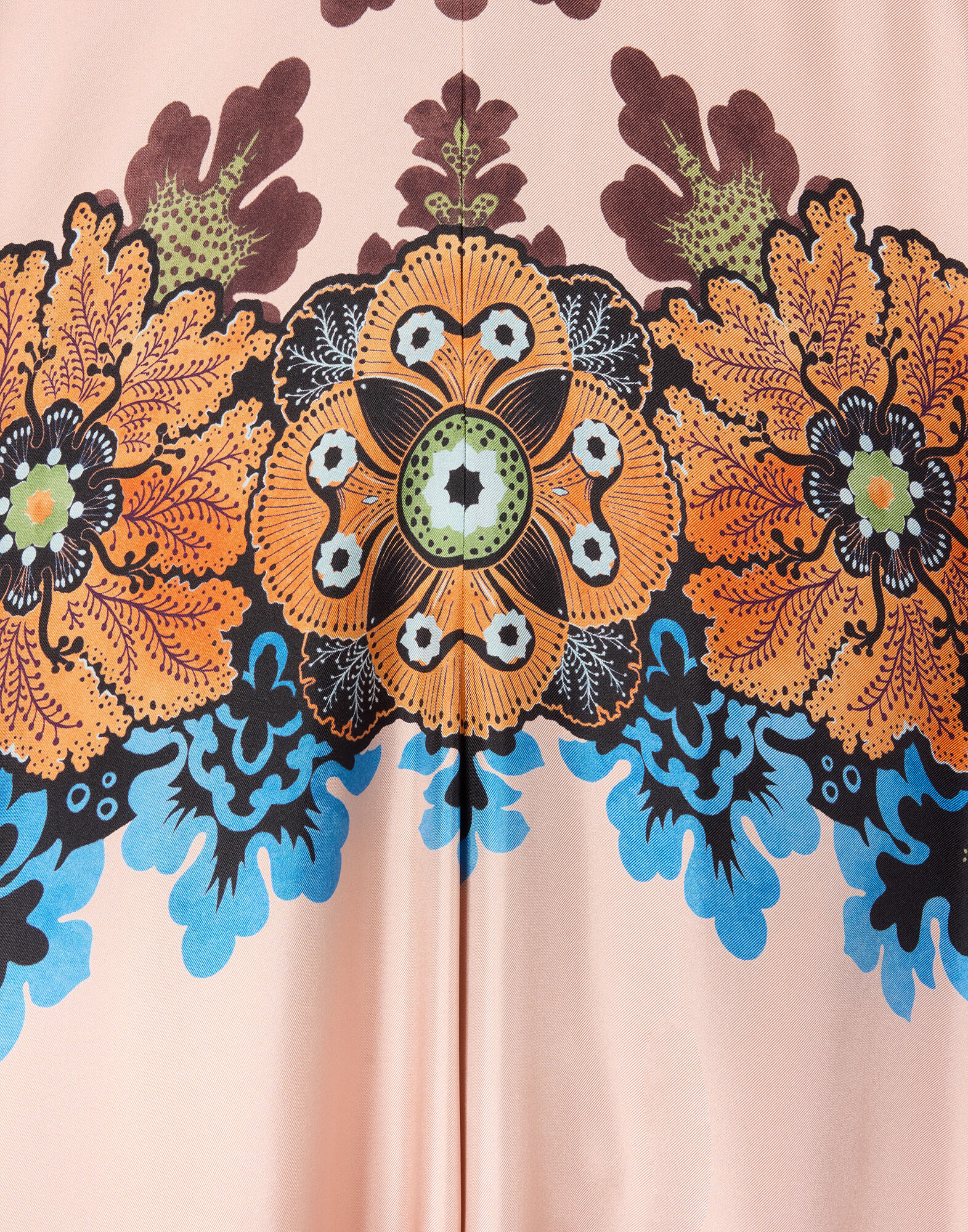 La DoubleJ Magnifico Dress Bounty Plac&eacute;e Orange DRE0232SIL006BOU01OR02