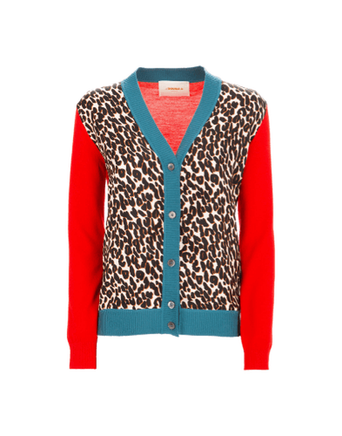 LaDoubleJ Gemini Cardigan Leopard PUL0005KNI005LEO0001