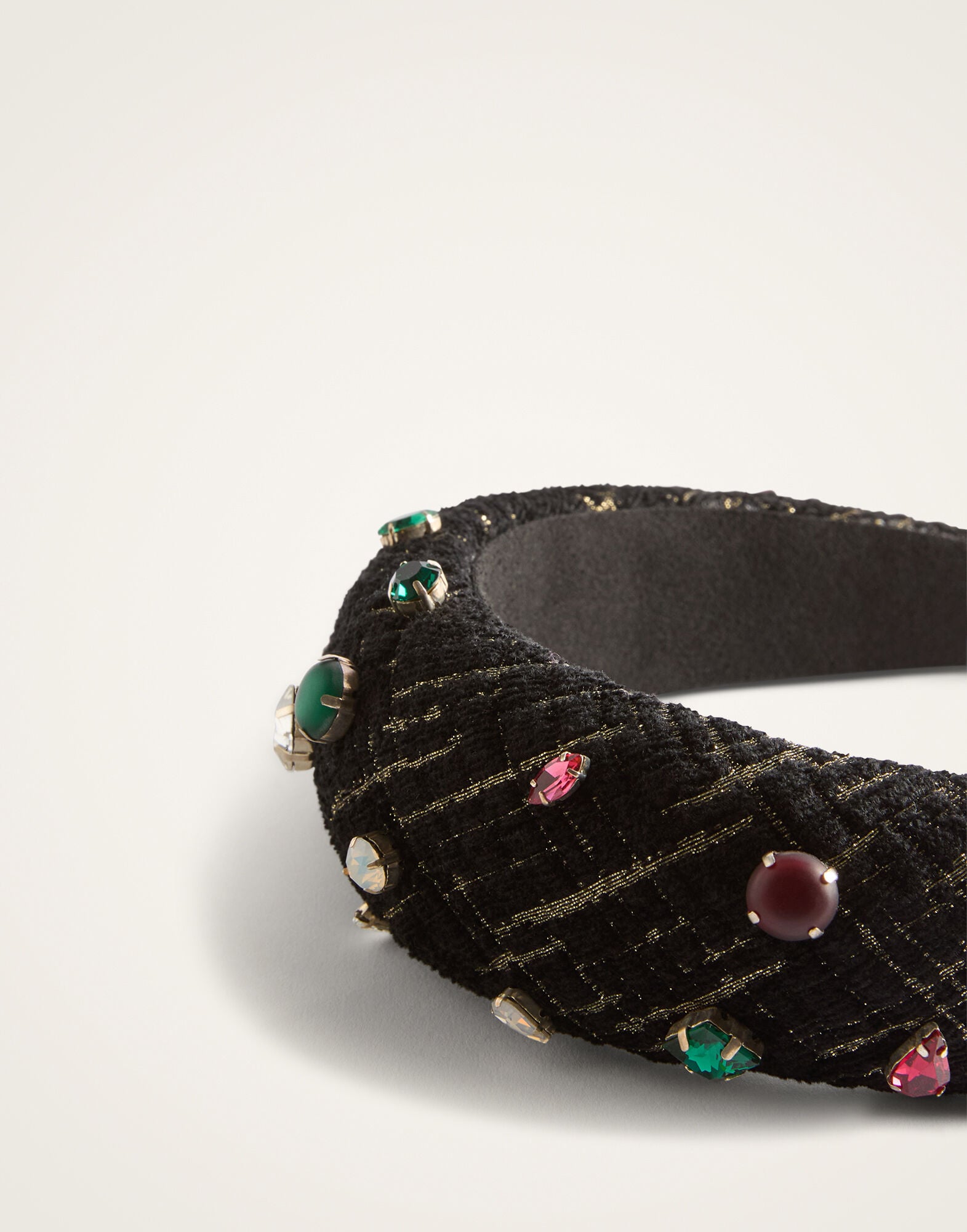La DoubleJ Medici Headband Bicolor Black HEB0026WOL040BIC01BL01