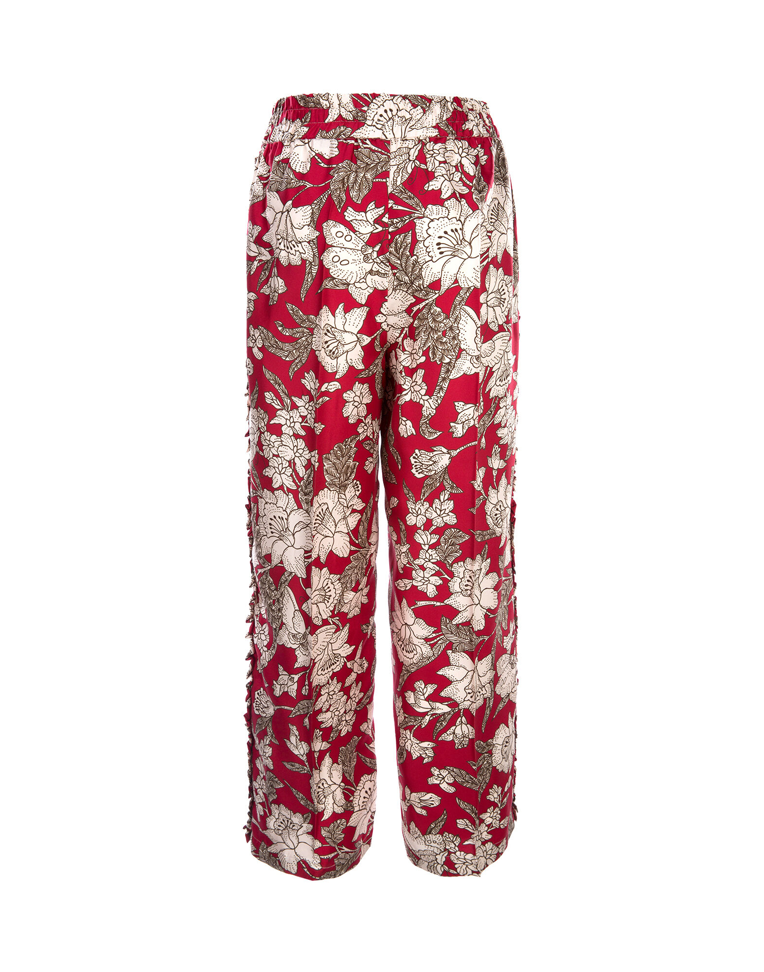 LaDoubleJ Ruffle Pants Lilium TRO0002SIL001LIL0001