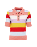 LaDoubleJ Polo Shirt Rosa Mix PUL0060KNI025VAR0052
