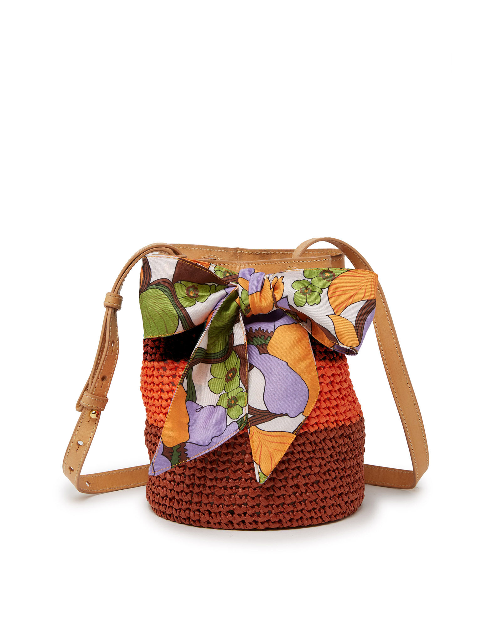 La DoubleJ Secchiello Multicolor Orange BAG0041RAF003MUL0057