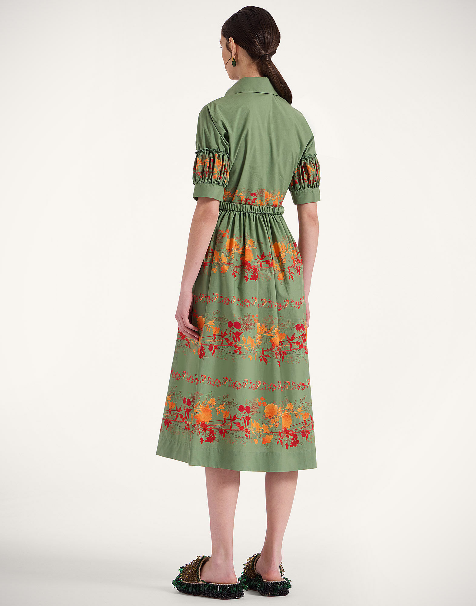 La DoubleJ Libertine Dress Woodland Plac&eacute;e Camouflage DRE0910COT015WOD01GR08