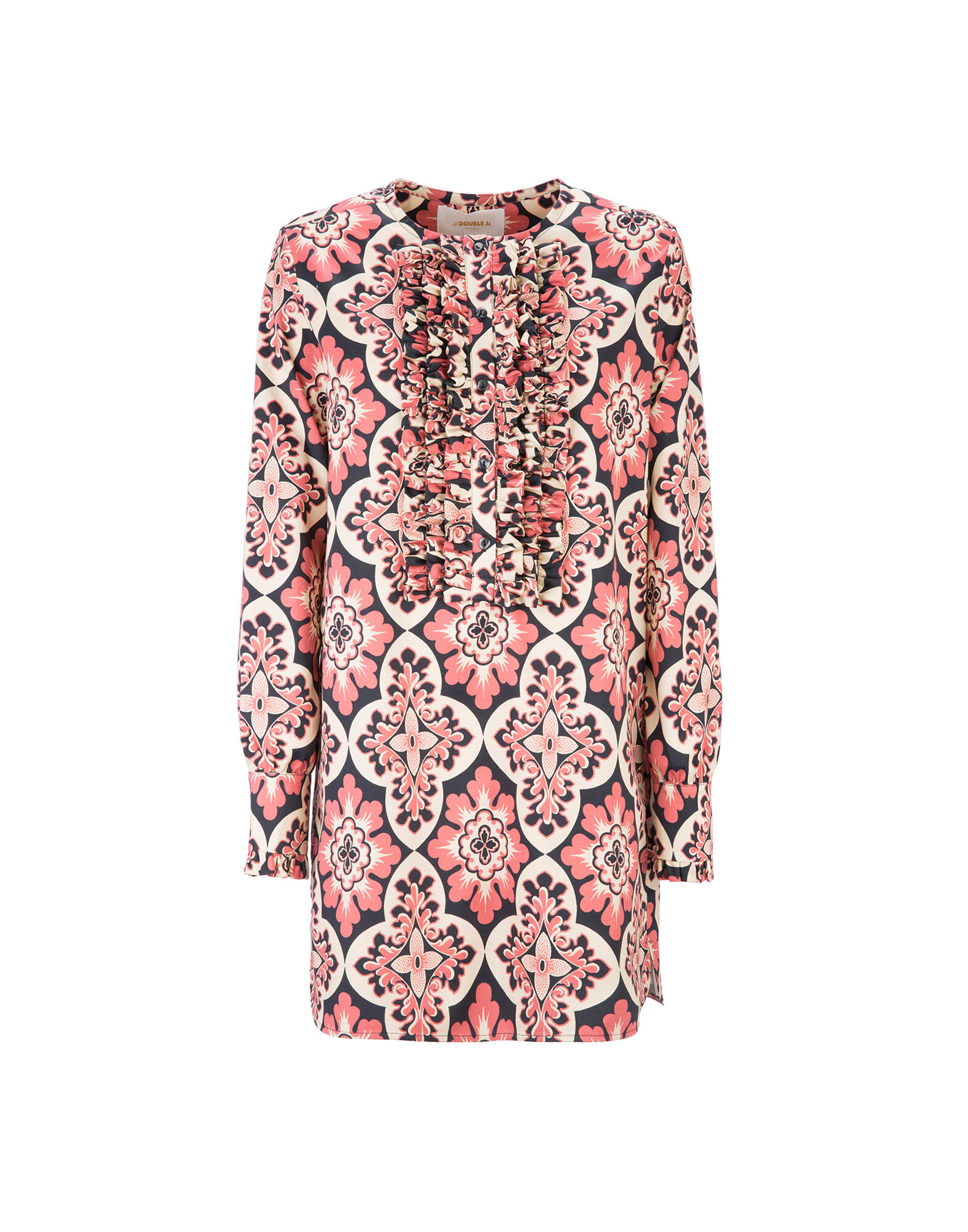 LaDoubleJ Tuxedo Mini Dress Palazzo Rosa DRE0012COT002PAL0002