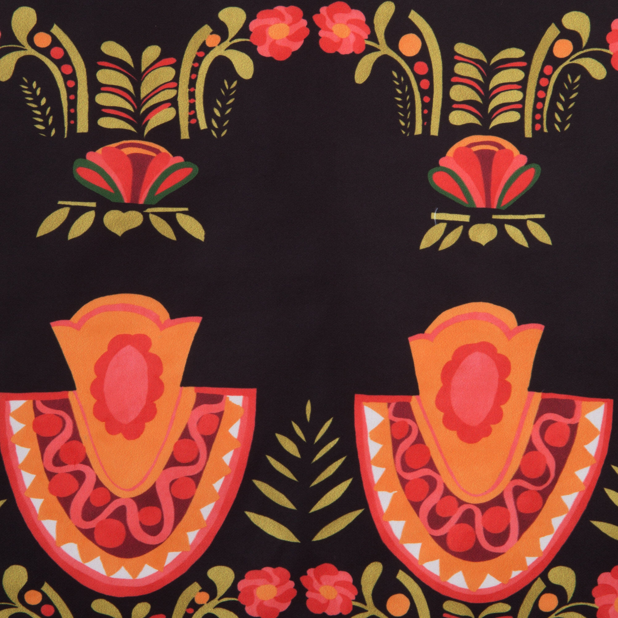 LaDoubleJ Pencil Skirt Place Messico Nero SKI0022RAD001MEX0002