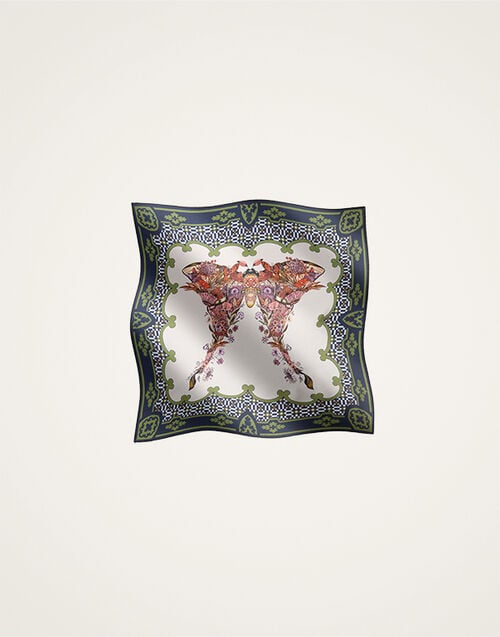 La DoubleJ Foulard 45 La DoubleJ Foulard 45 Mariposa Placée Celeste SCA0065SIL006MAR07BU12