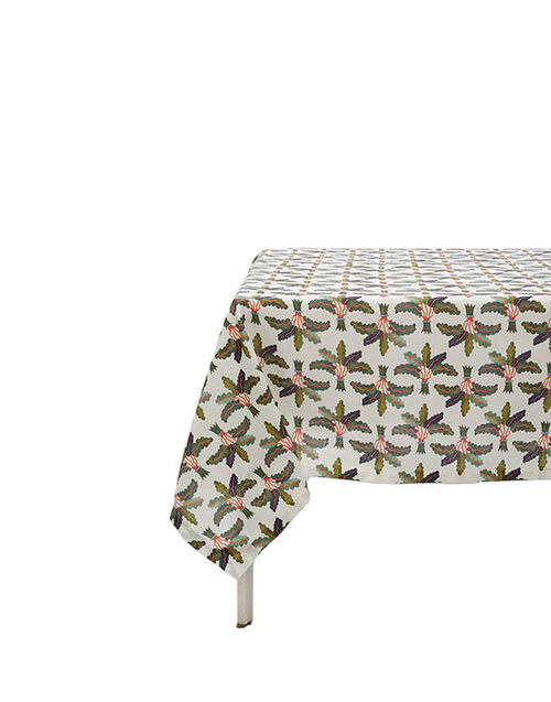 La DoubleJ Large Tablecloth Linen Palms TBC0003LIN001HLE0022