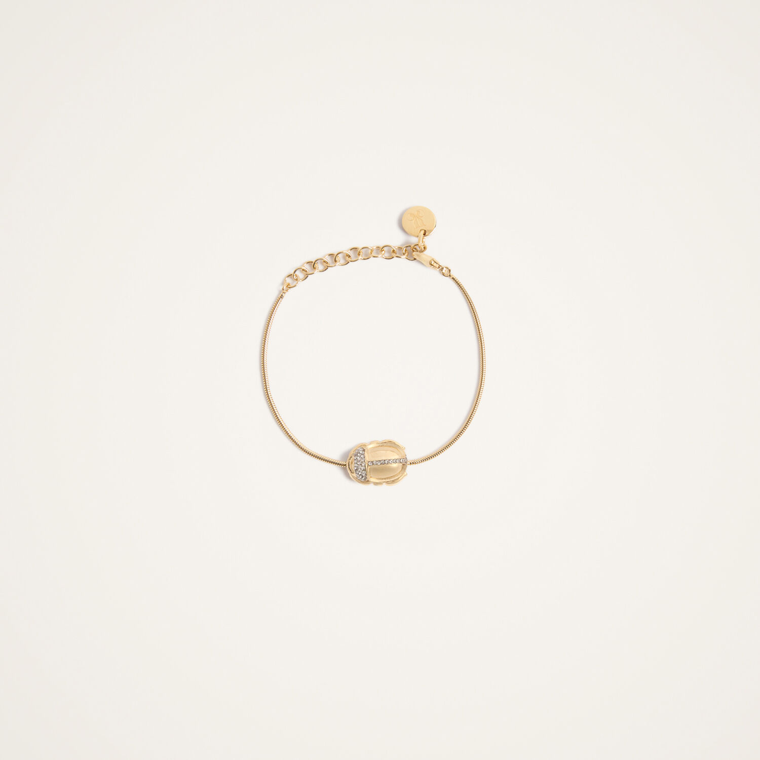  La Doublej Bracelets Women - Khepri Bracelet 24k Gold Plate & Rhinestone One Size 95% Brass 5% Crystal 
