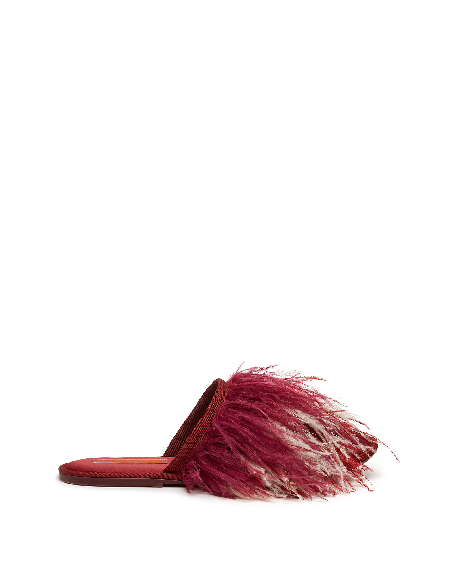 La DoubleJ Feather Slipper Solid Bordeaux SHO0007RAS005BOR0001