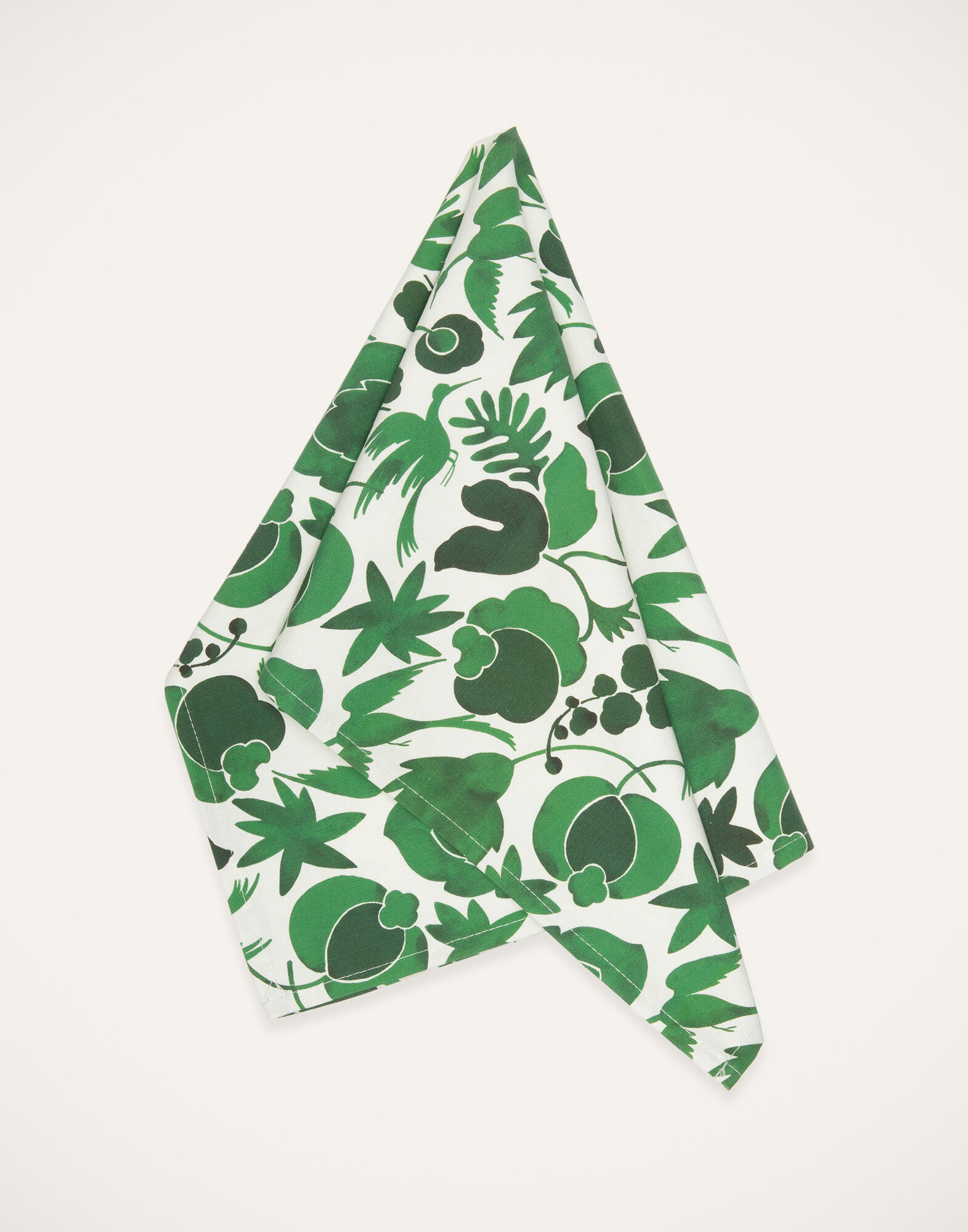 La DoubleJ Dishtowel (50x70) Wildbird Verde DST0001COT011CER0006